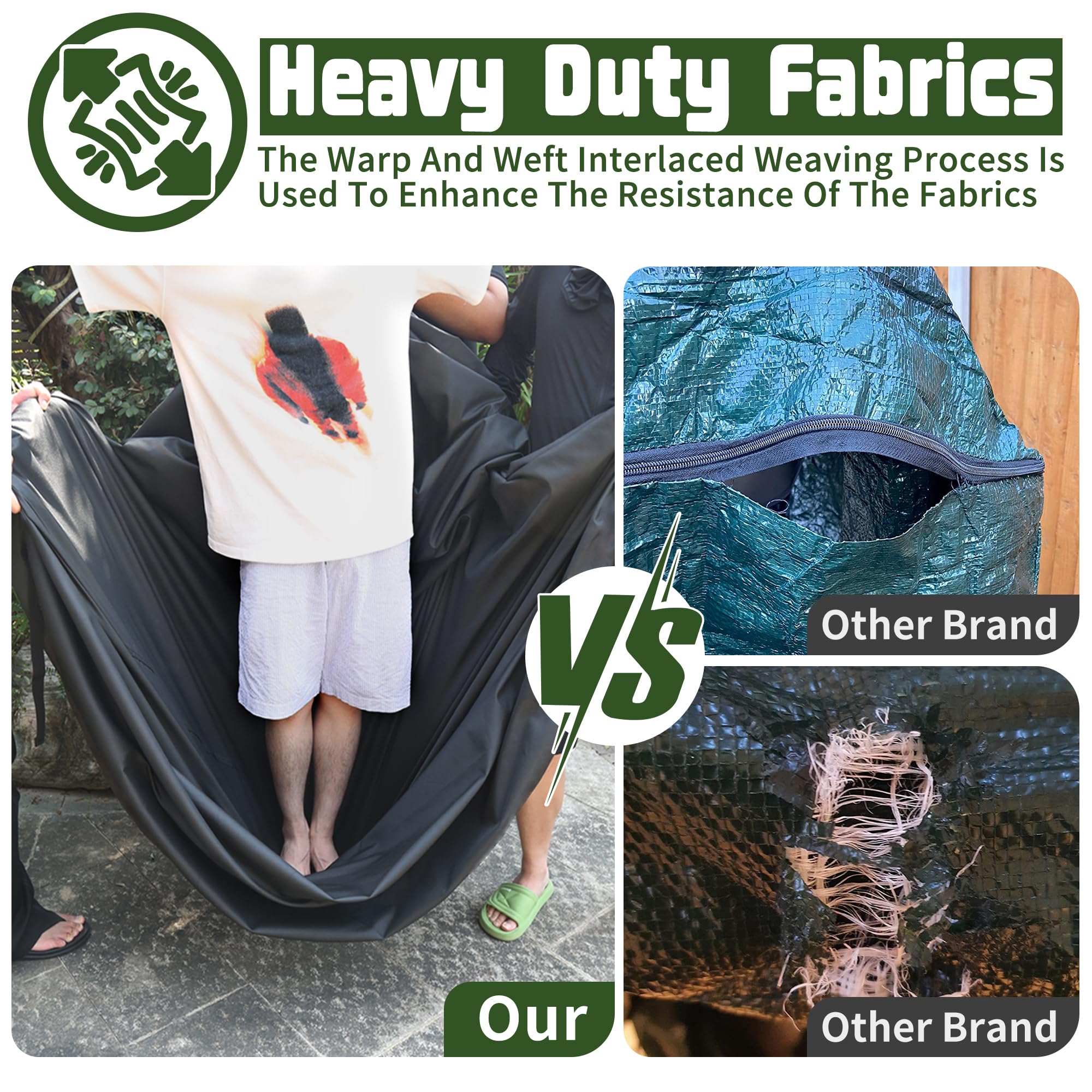 Fundas para columpio de jardín, impermeables, resistentes, de 3 plazas, para exteriores, resistentes al viento, anti-UV, para patio, jardín, hamaca (215 x 125 x 170 cm), color negro