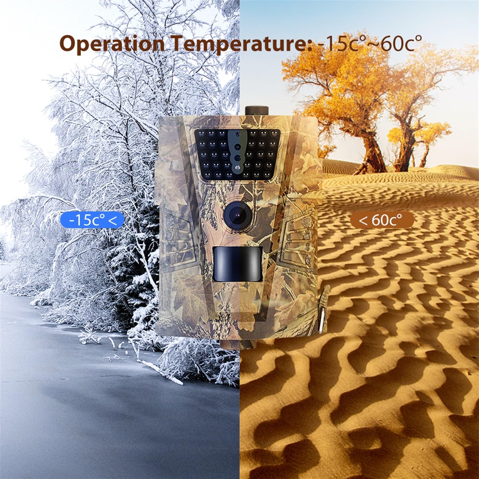 Kamera Obserwacji Dzikiej Przyrody Trail Hunting Camera Night Vision Fotopułapki Wildcamera Wild Surveillance Wildlife Scouting Cameras(2PCS HT001B)