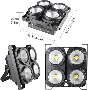 Amazon.com: MAD OWL Led 4 * 100W Cold and Warm White Color Cob par