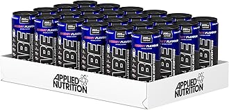 ABE Pre Workout Cans - All Black Everything Energy + Performance Drink, ABE Carbonated Beverage Sugar Free with Caffeine (Pack of 24 Cans x 330ml) (Energy Flavour)