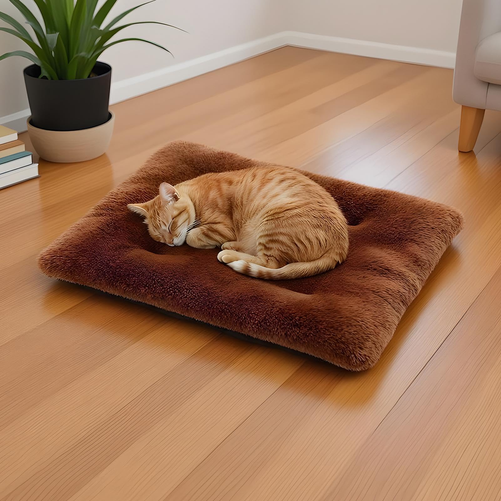 Coussin auto-chauffant non électrique pour chat