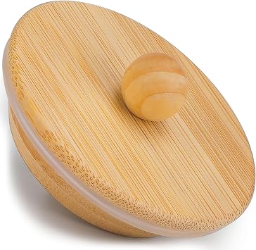 Bamboo Lid for Chemex Coffee Makers 3/6/8/10 Cup, Made of Natural Bamboo
