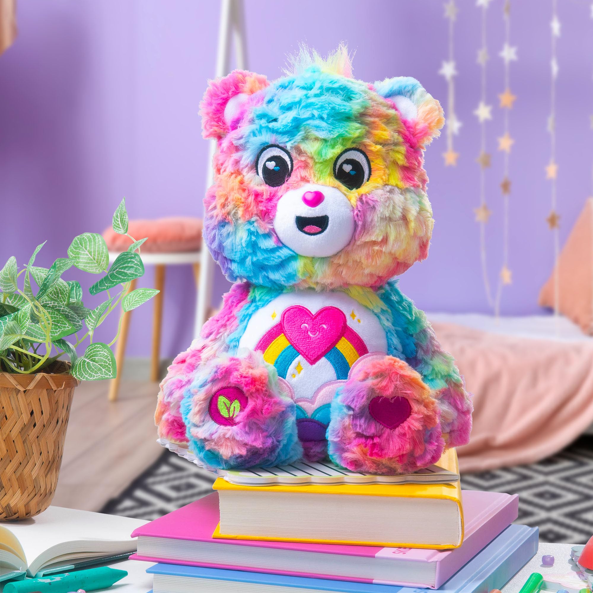 Care Bears 35cm Cozy Collection - Caring Colours Bear