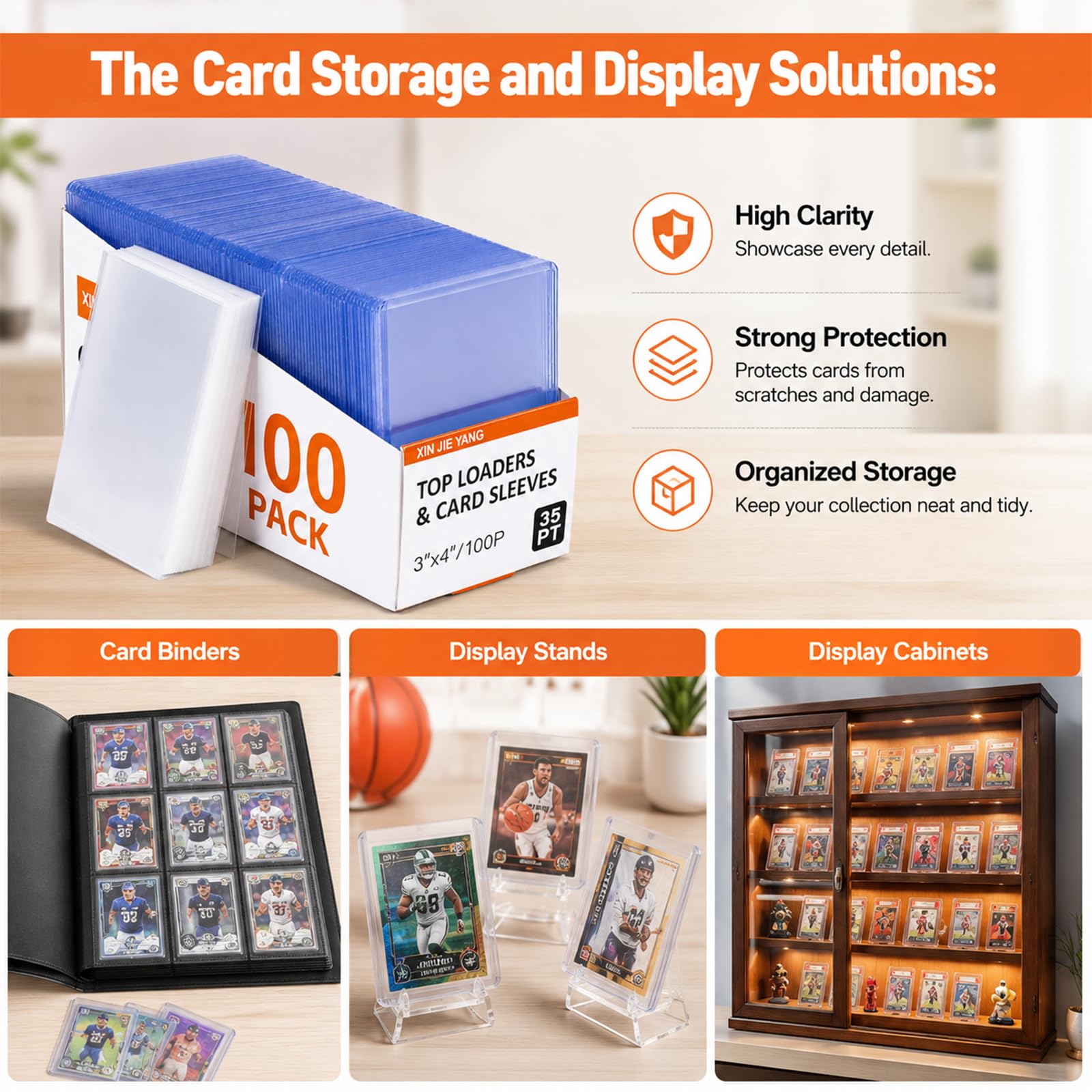 100 Protège-cartes TCG Avec Languette – 90x65 Mm – Pochettes Transparentes Sans PVC/acide – Protection De Collection
