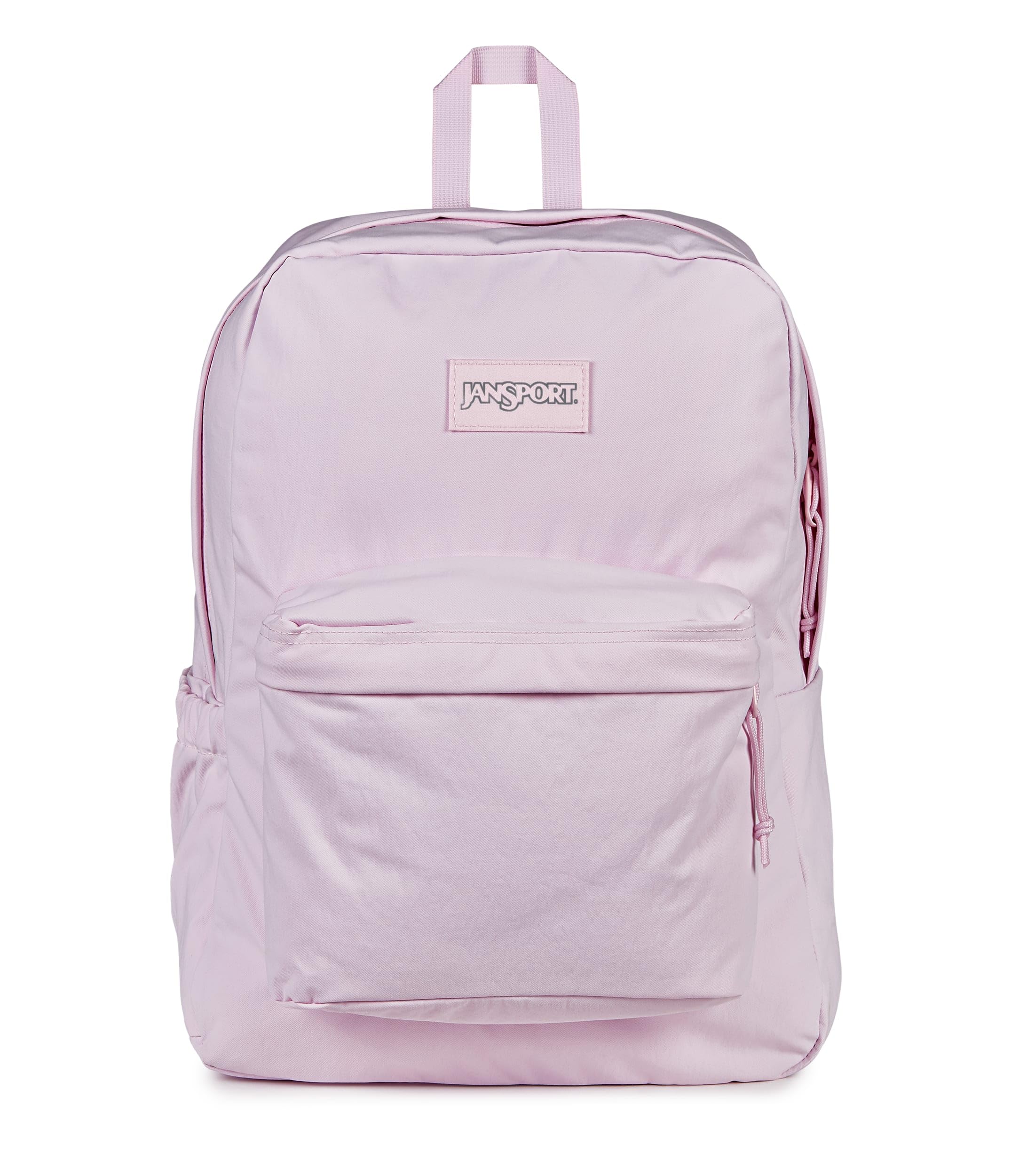 JanSport Superbreak Plus FX Backpack - Work, Travel, or Laptop Bag with Water Bottle Pocket, JanSport Superbreak Plus Fx, Pink Ice/Pink Ice