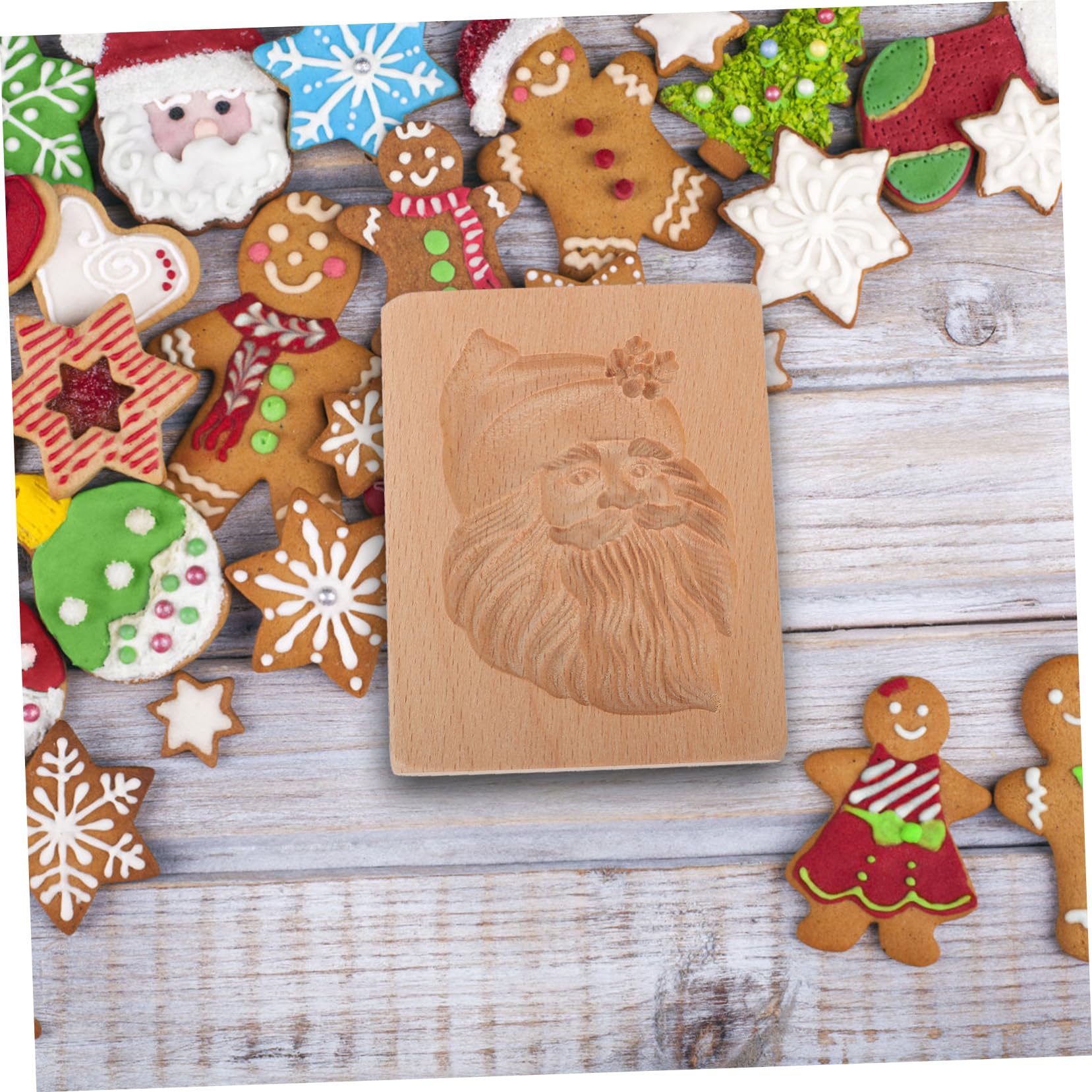 3 Stk Ausstecher Aus Holz Schokoladenkuchen Weihnachten Urlaub Keksschneider Lebkuchen Plätzchen Mann Backen Grad Fondant Eins Backwerkzeug Kreative Backform Keksform Cabilock