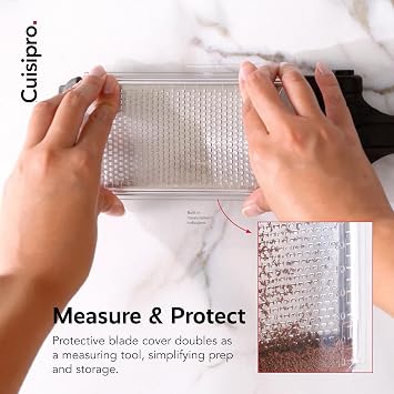 Cuisipro Folding Grater, Large 4mm Fine Blade, Stainless Steel, Surface Glide Technology, Non-Slip, Perfect for Spices, Citrus Fruits and Hard Cheese, Fine Grater