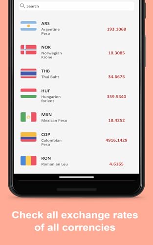 US Dollar to Costa Rican Colon To see the Exchange rate on your Phone and Tablet