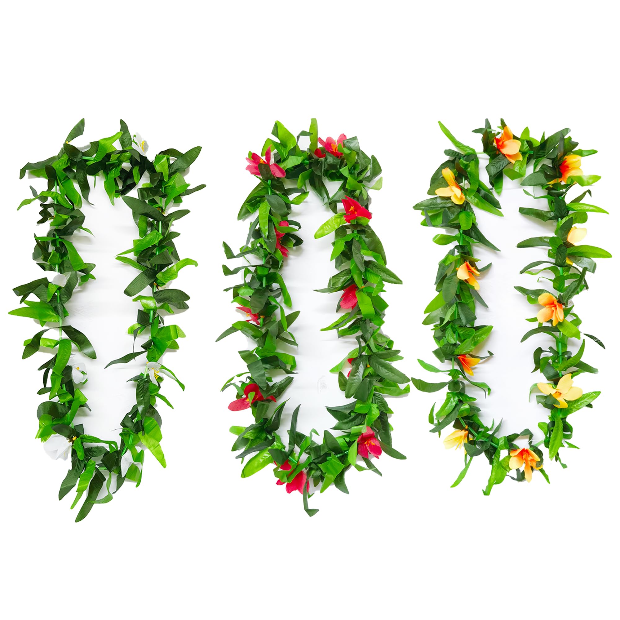 11-teiliges Hawaii-Party-Set – Mit Girlanden, Armreifen, Stirnbändern & Sonnenbrillen | Für Tropische Mottopartys & Strandfeiern