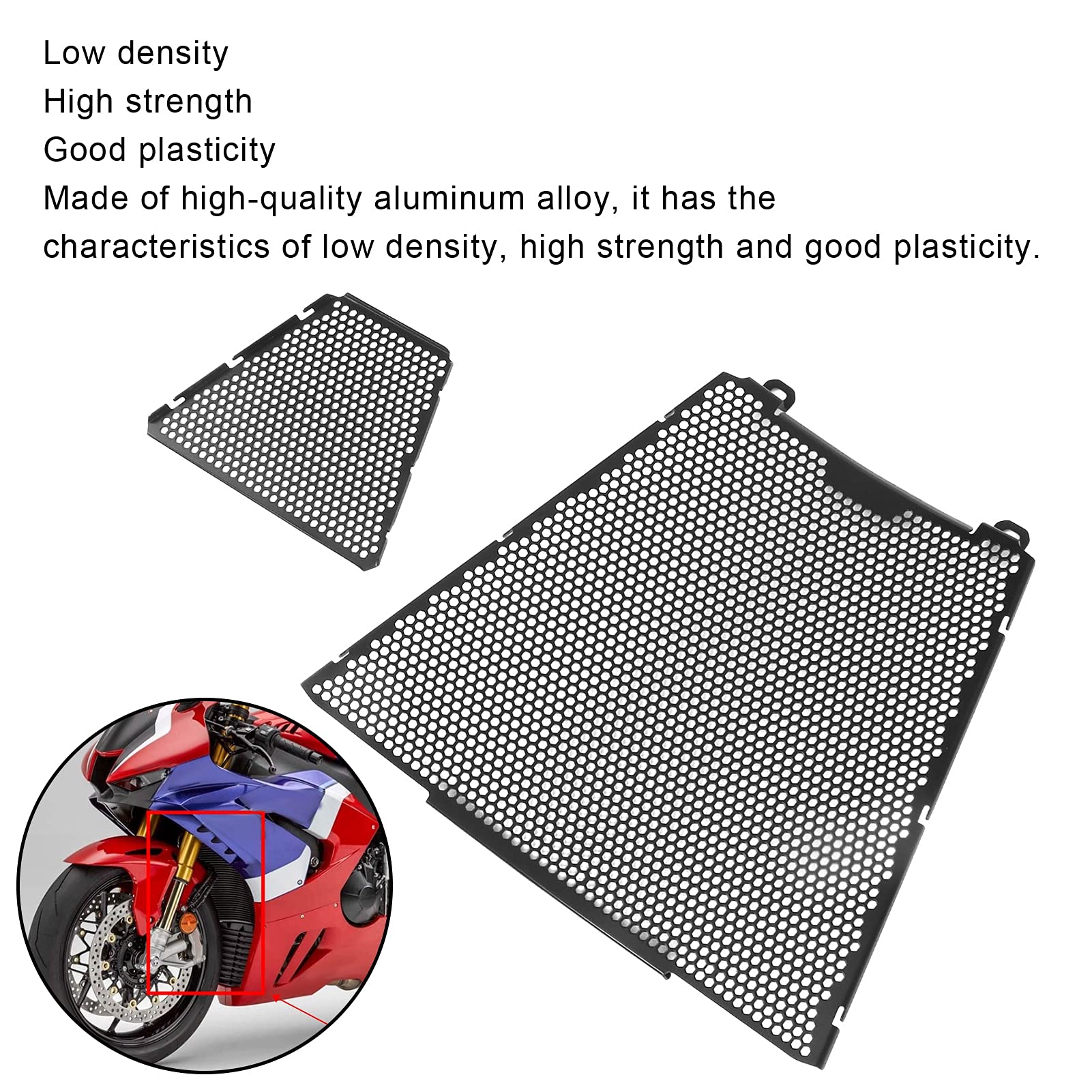 CBR1000RR ラジエーターグリルガードカバー新品 Amazon | グリルラジエーターカバー、CBR1000RR-R SP2020-2021の