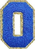 Vista 135 de SPRT - Parches de letras de chenilla universitaria con purpurina, parche de letras blancas para planchar con letras del alfabeto para disfraz