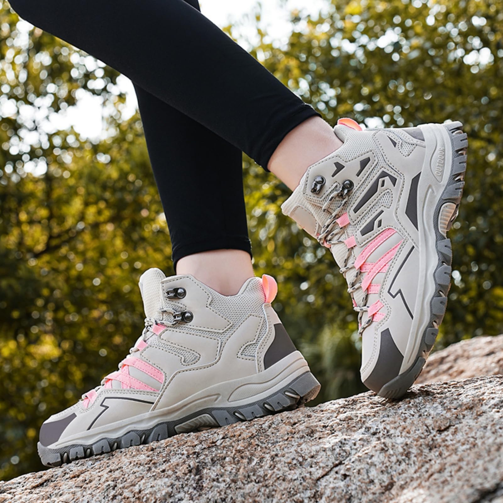 Damskie buty trekkingowe lekkie i oddychające obuwie do wędrówek