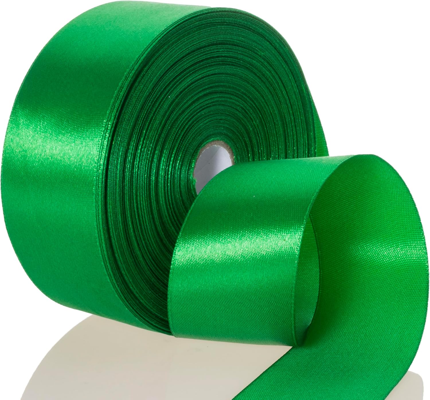 Amazon.com: GIYOMI 50 Yards 1 1/2 Inch Emerald Green Satin Ribbon ...