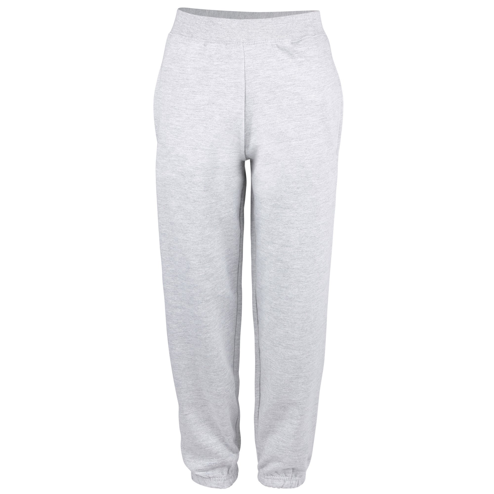 Awdis College Cuffed Sweatpants/Jogging Bottoms (S) (Heather Grey)