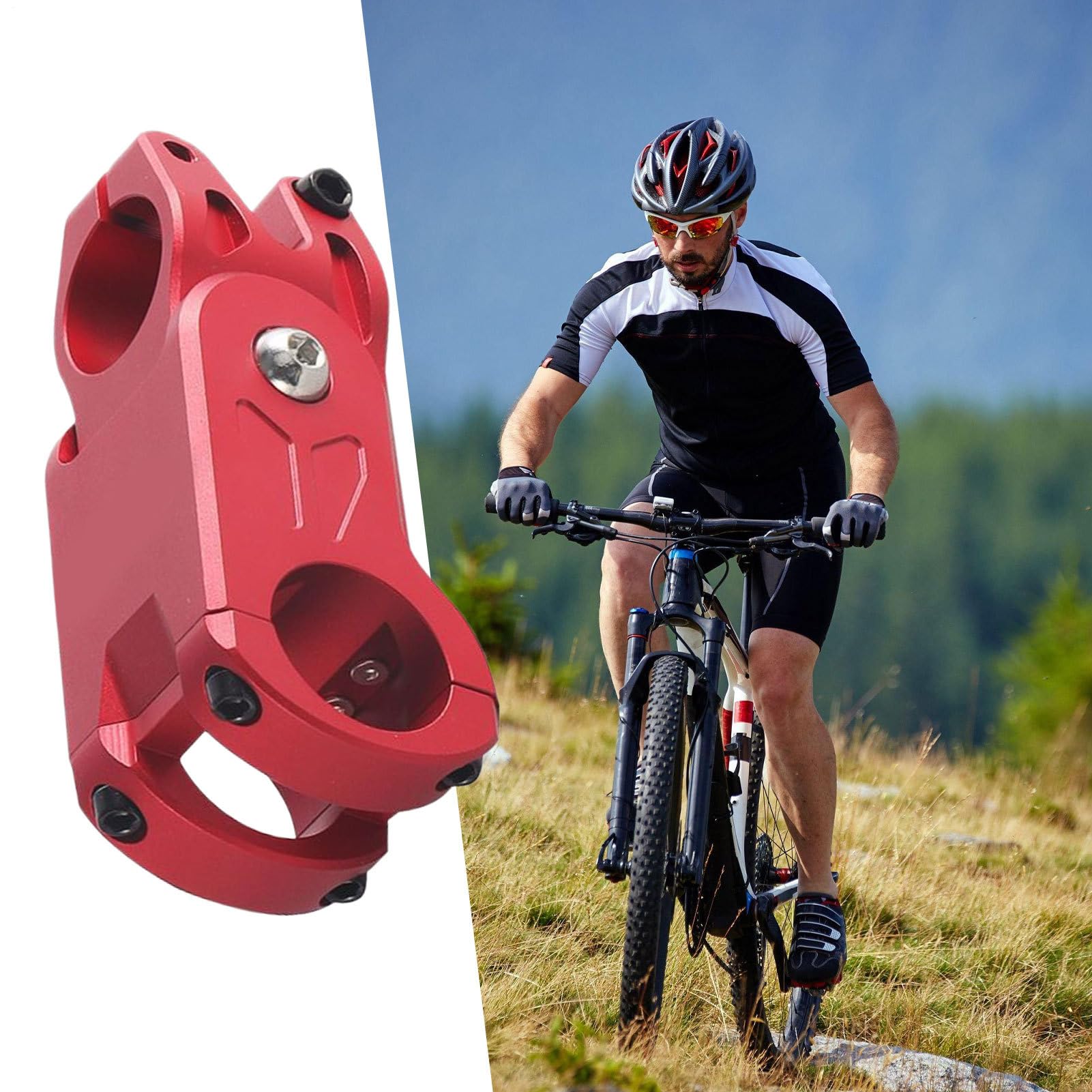 Stelo da ciclismo | Ammortizzatore regolabile – Stelo bici per comfort spalla | per gravel trail equitazione allenamento viaggi avventura quotidiana pendolarismo Touring uomo donna