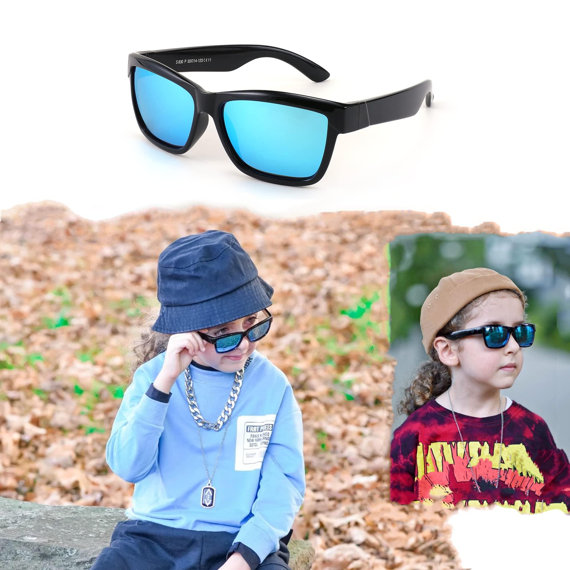 Karsaer Kids Teens Baseball Polarized Sunglasses Sports TR90 Frame Girls Boys Cycling Sunglasses E1098 3