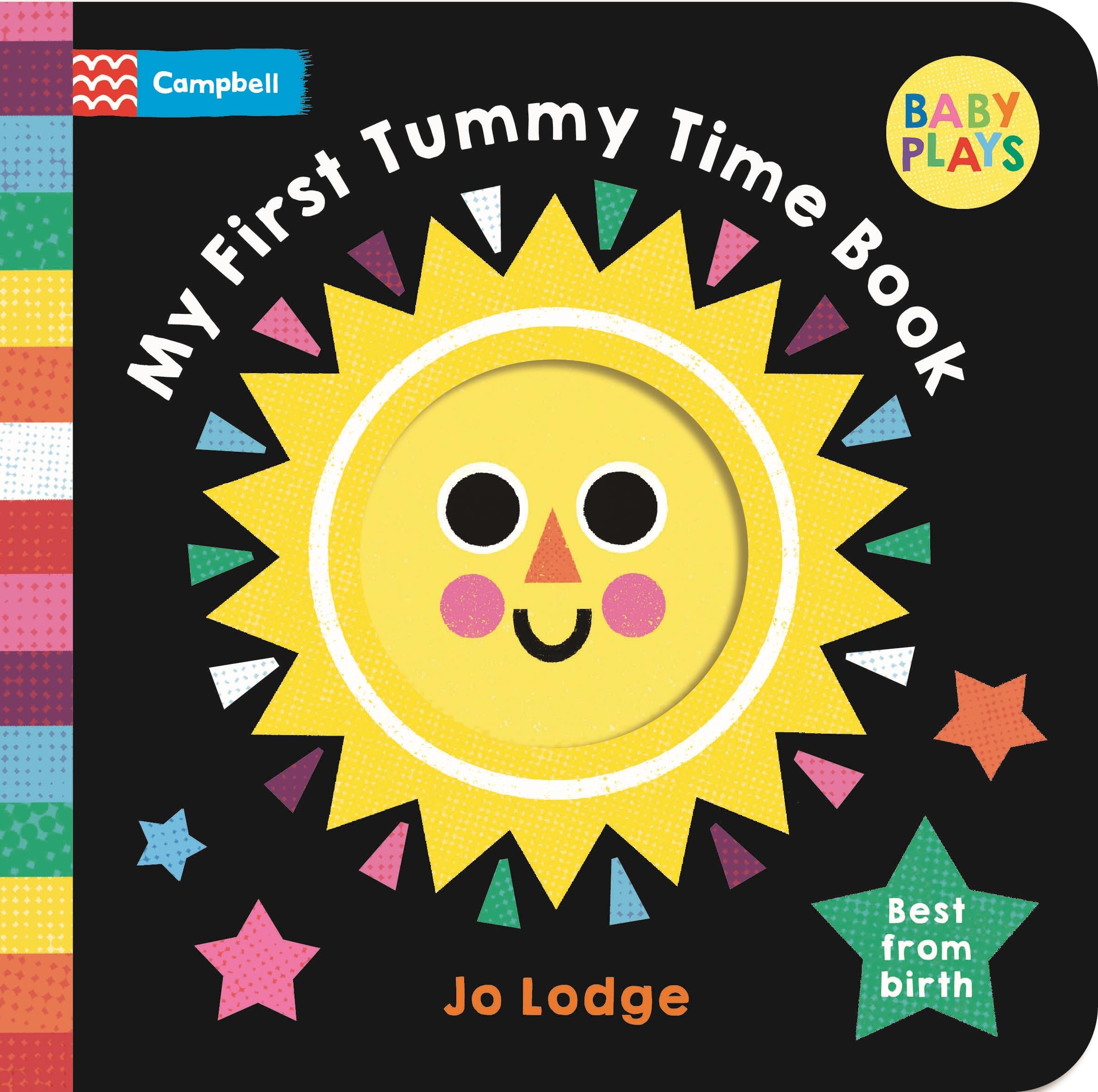 My First Tummy Time Book: A high-contrast fold-out book for babies, perfect for tummy time! (Baby Plays, 1)