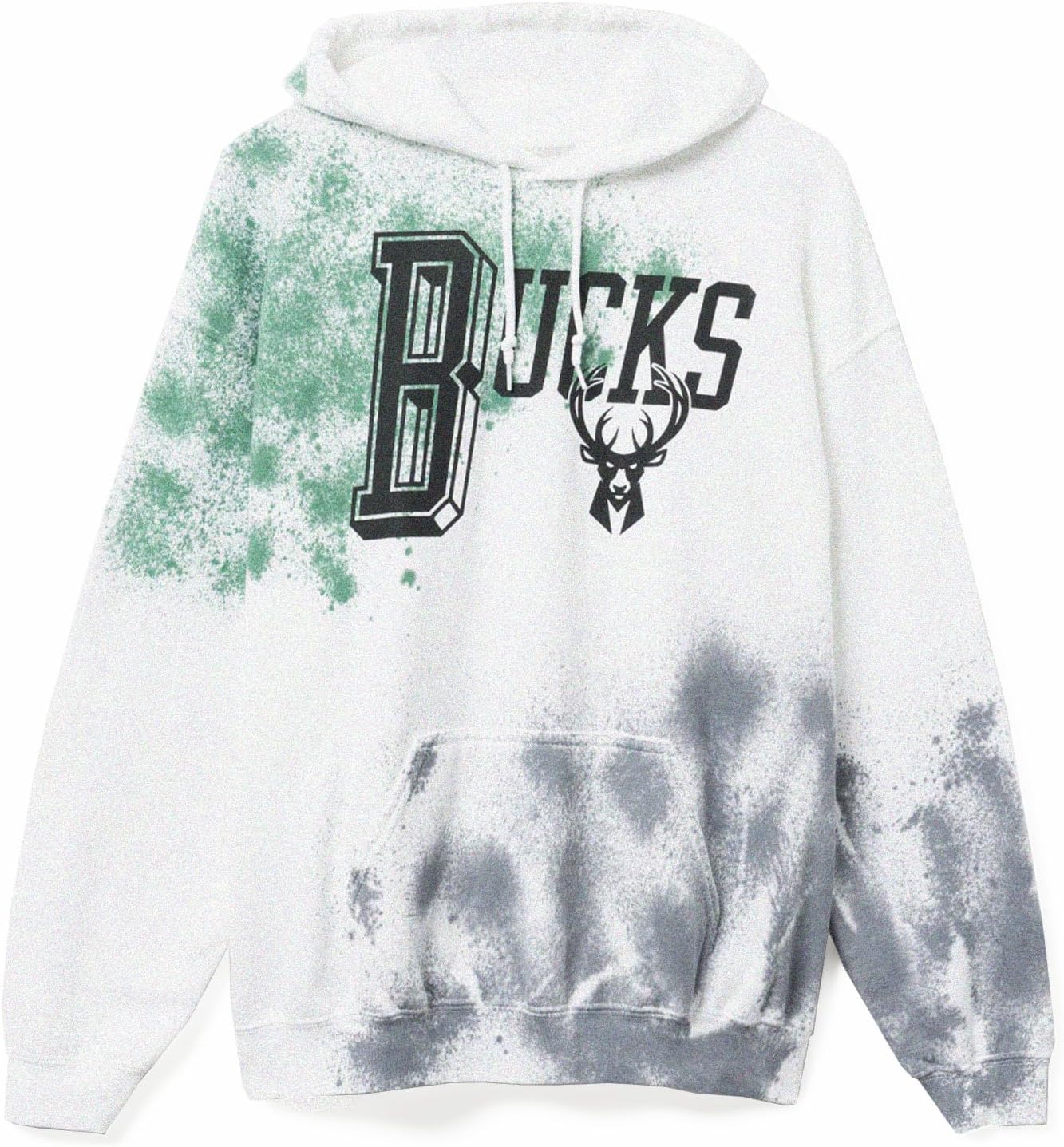 Junk Food Clothing Milwaukee Bucks Tie Dye Hoodie