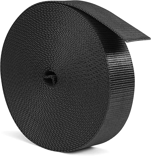 BEYOURD Webbing 5/8 Inch, Heavy Duty Webbing Straps, Extra Thick Strapping for Outdoor & DIY Gear Repair (5/8 Inch x 12 Yard)