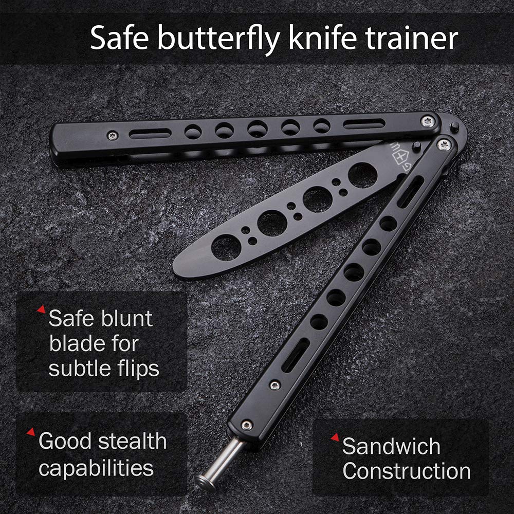 Butterfly Knife Trainer Balisong Trainer Practice Butterfly Knife
