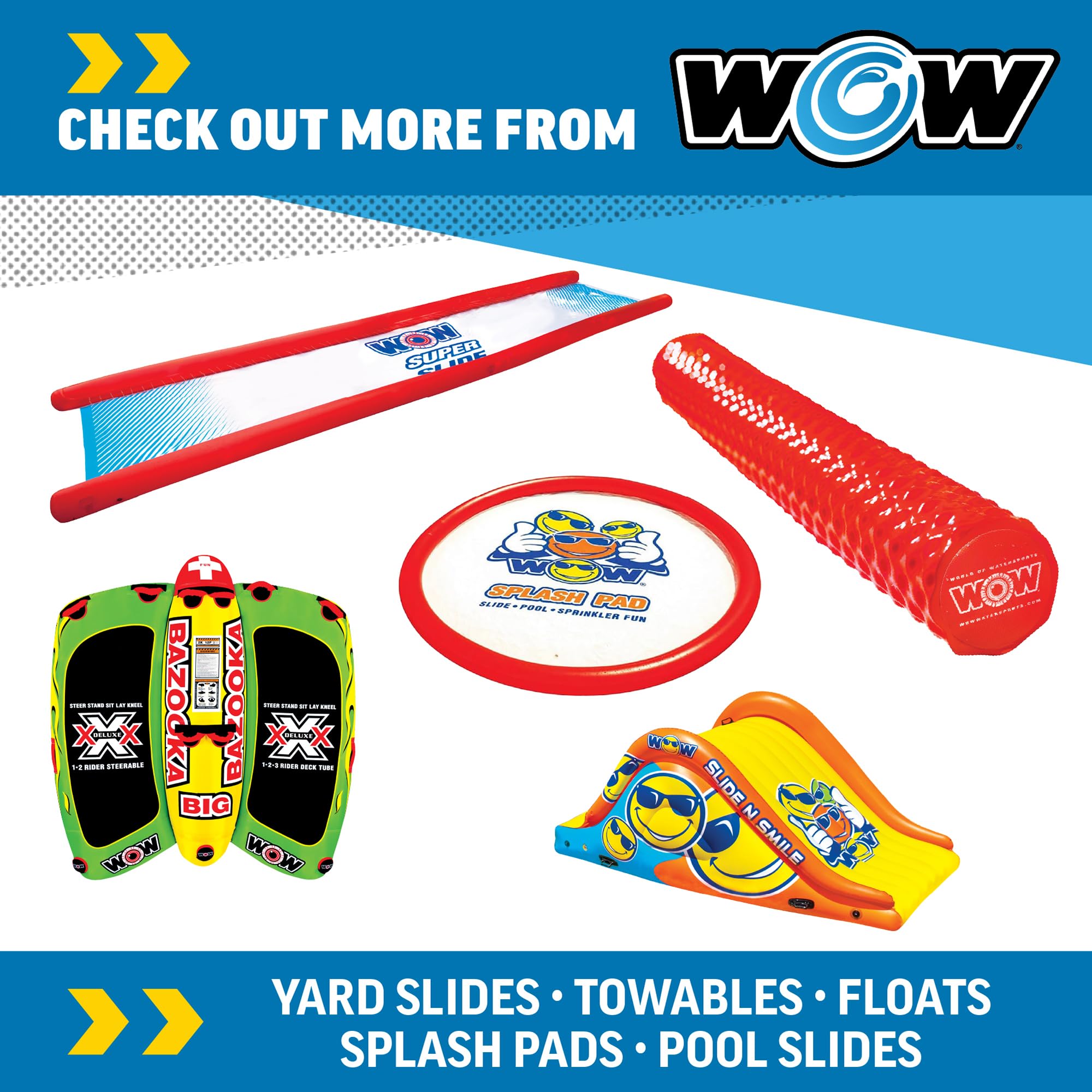 WOW Sports Pyramid - Aspersor de 5 pies