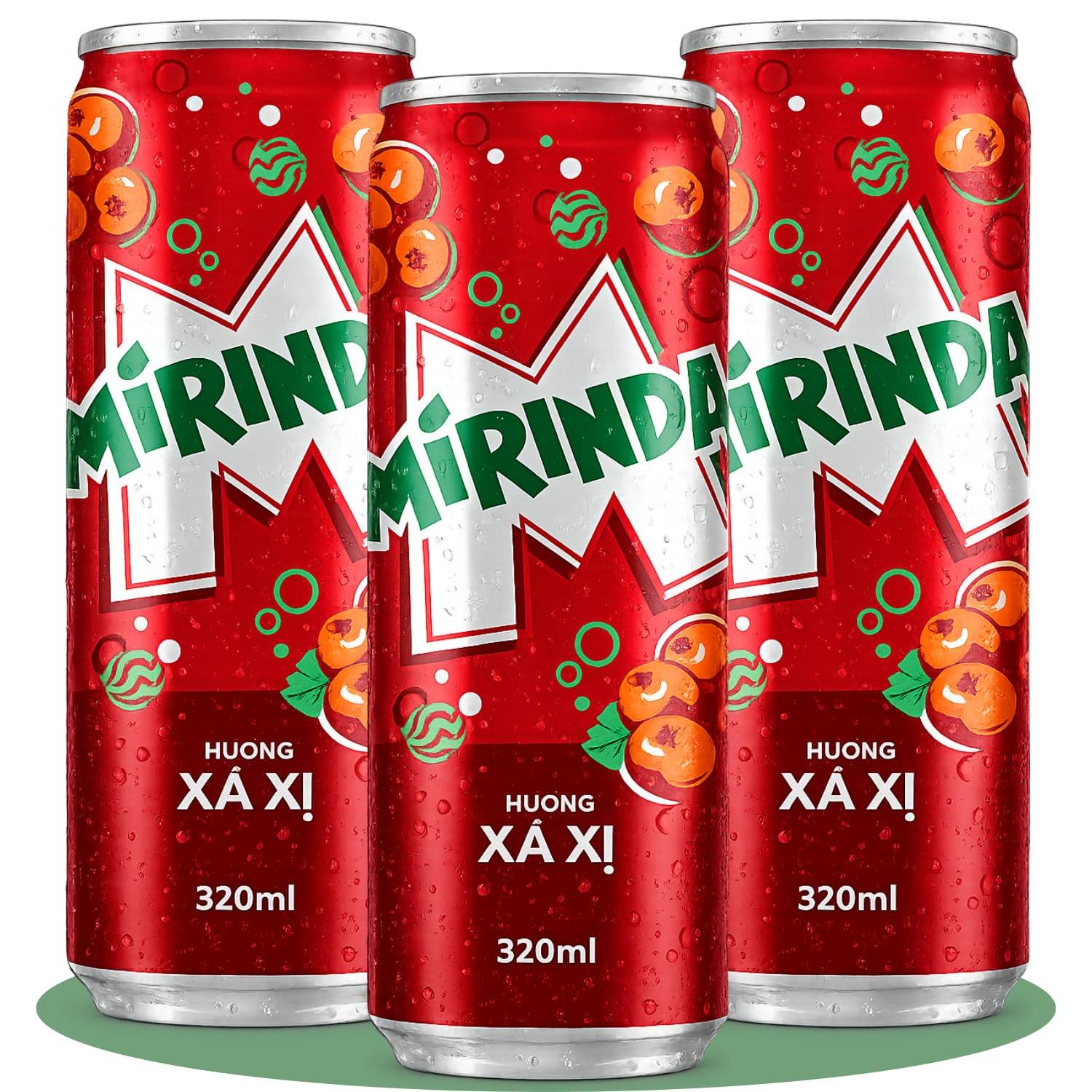 MiRINDA Xá Xị Flavoured Carbonated Soft Drink (Pack of 3) 320ml Can By COUGAR, Refreshing Fizzy Soda Beverage, Sweet & Aromatic Sparkling Drink, Ready to Serve Chilled, Single Serve for Parties, Picnics & Everyday Refreshment - (Imported-VIET)-image-38