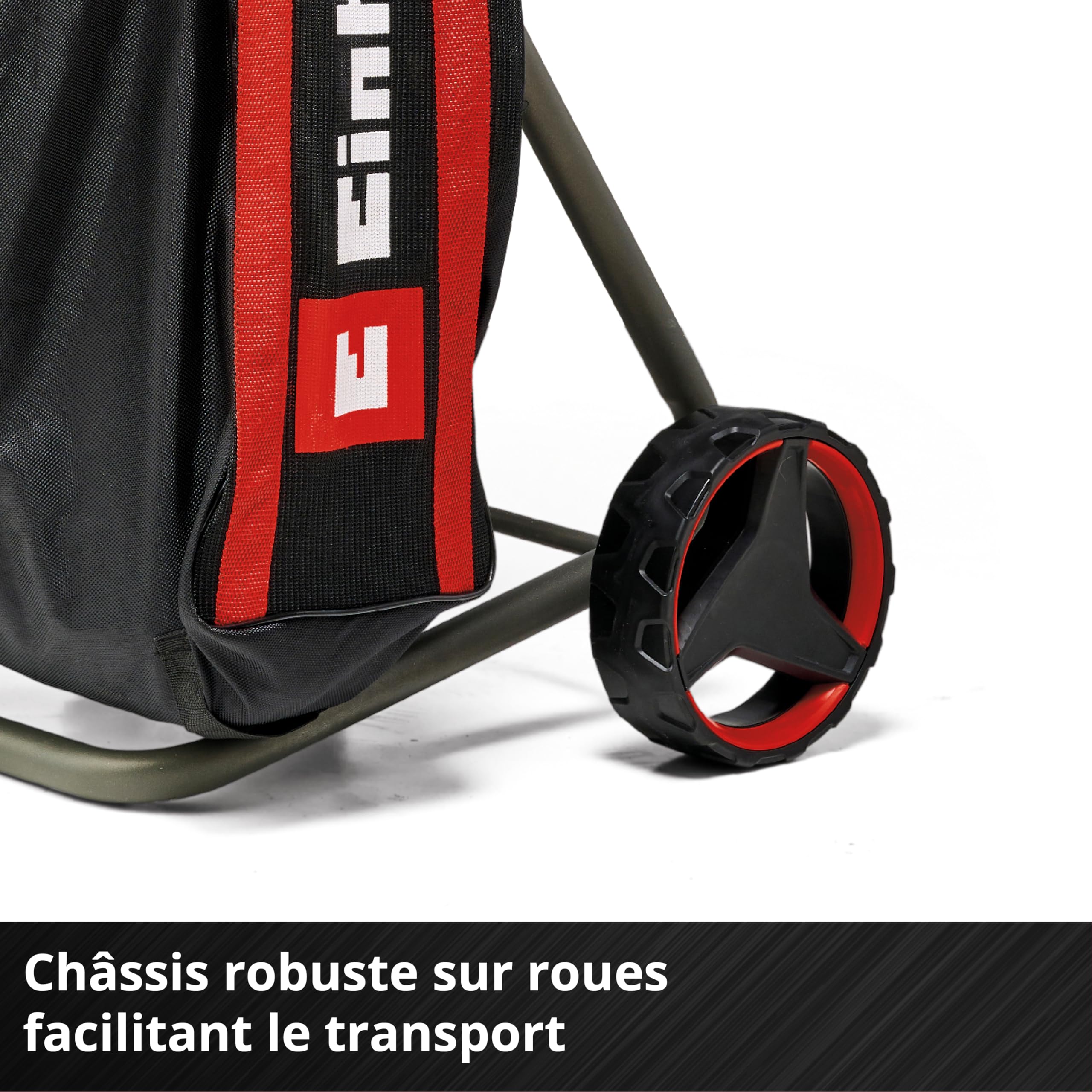 Einhell Broyeur de végétaux sans fil REDAXXO 36/25 Solo Power X-Change (36V, 3 lames réversibles en acier spécial, sac collecteur 55 L) Livré sans Batterie ni Chargeur