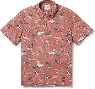Sponsored Ad - Reyn Spooner Men's Authentic Hawaiian Aloha Shirt - Button Front