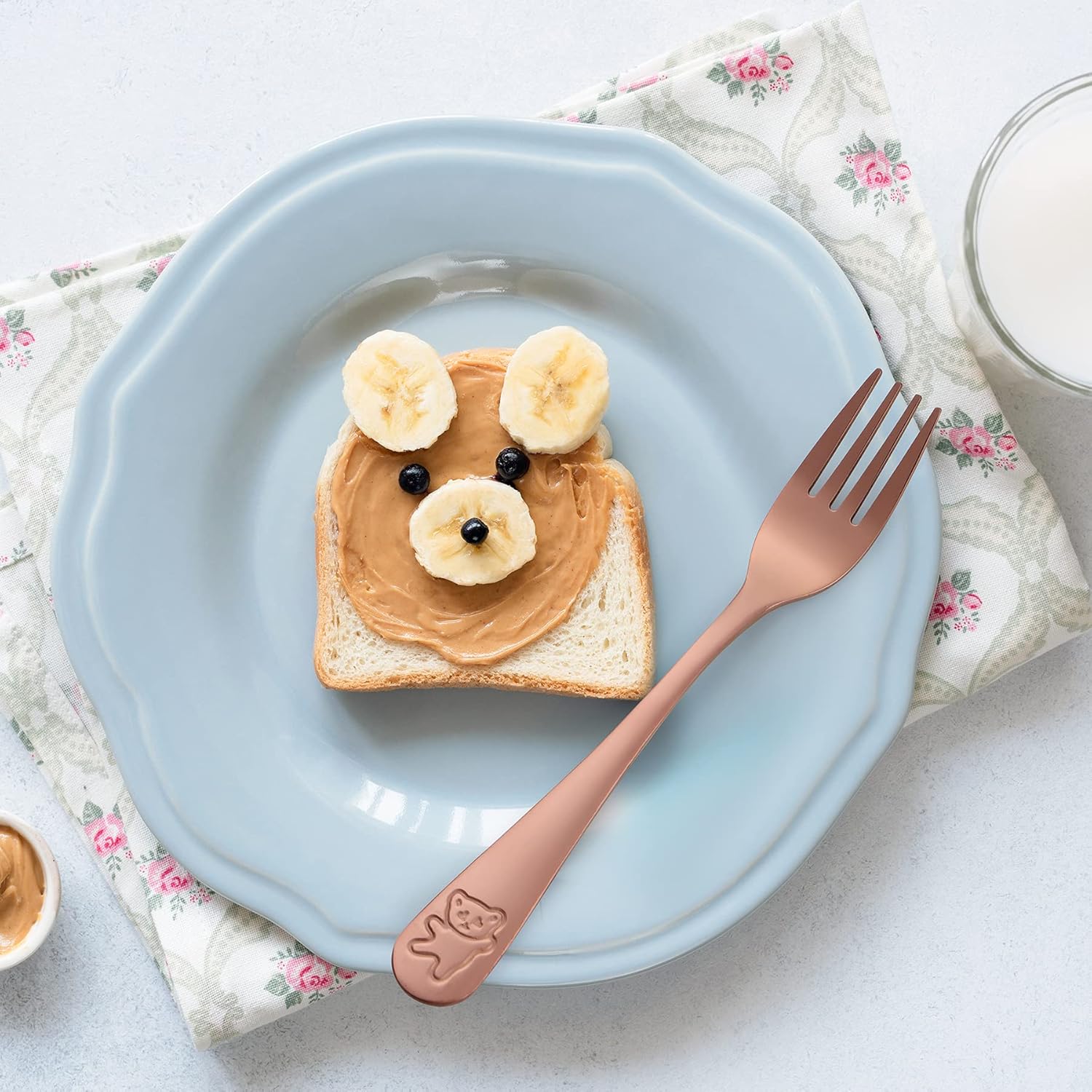 Stainless Steel Kids Utensils with Training Chopsticks | Toddler Silverware | Kids Silverware | Spoon + Fork + Knife + Chopsticks set | 4-12 Years+ | 20 Pieces | Dishwasher Safe | Multi Color