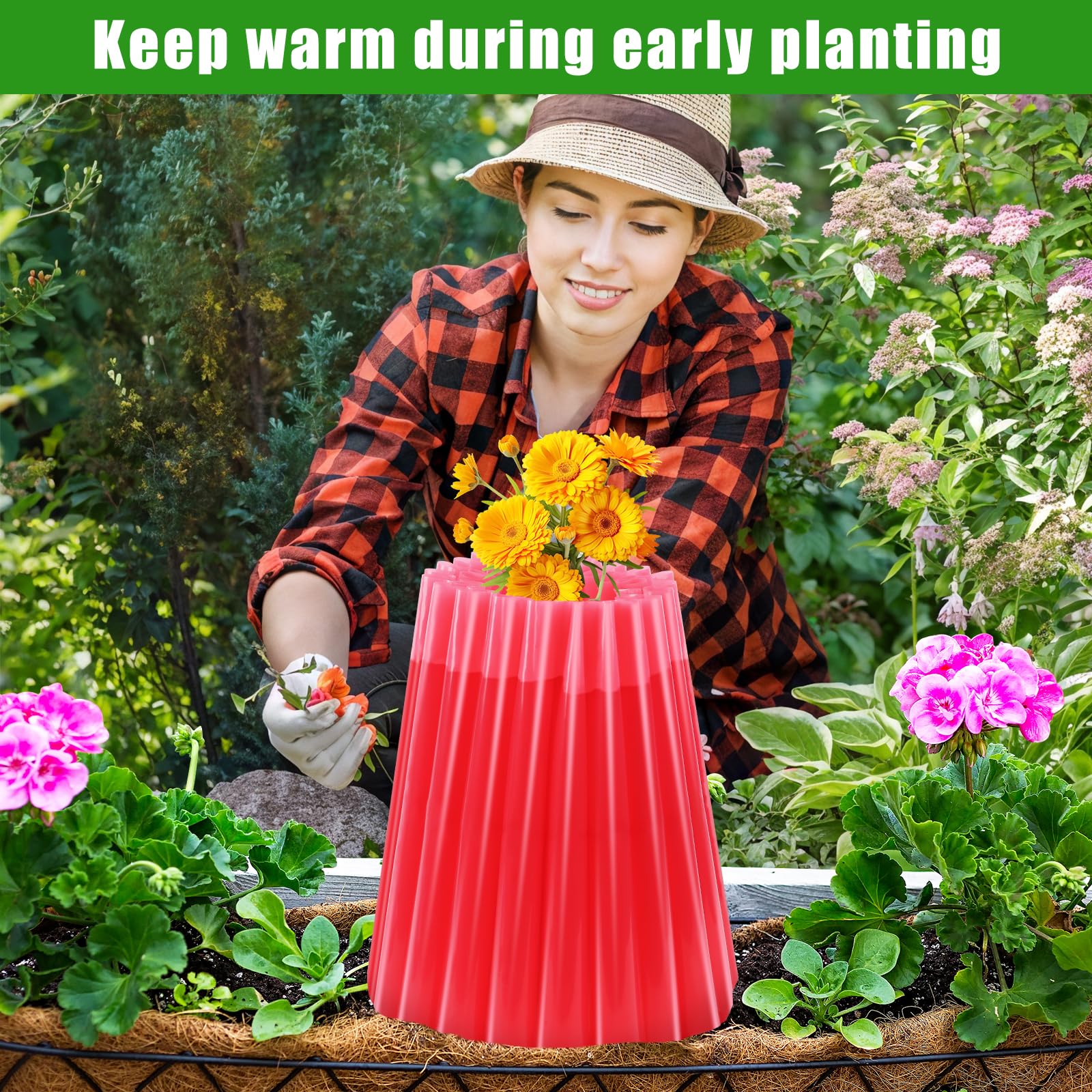 Amazon.com : MJZ 10 Pack Walls of Water Plant Protectors, 18.3 x