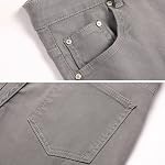 Hommes Jeans Stretch Slim Fit Jeans Comfort Casual Classic Pantalons en denim massif pour hommes