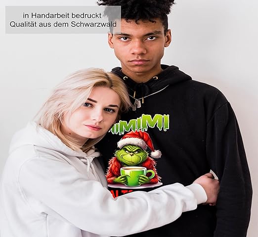 Grinch Lustig Bedruckter Hoodie - Unisex Kapuzenpullover Funshirt