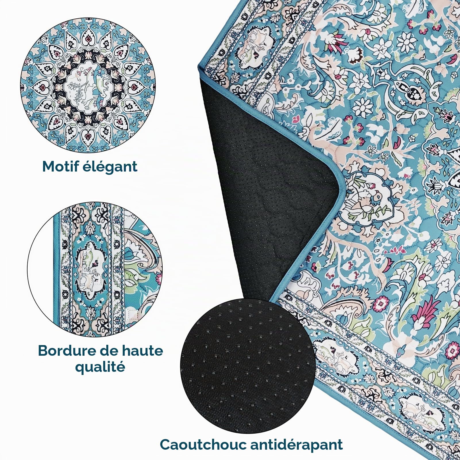 Tapis Hygiéniques Lavables pour Chien,182 x182cm, Imperméables pour Chiot | Tapis d'apprentissage Absorbants et à Séchage Rapide, Réutilisables avec, étanches pour Animal Domestique avec Phéromones