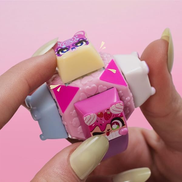 Goliath - CLICKEEZ Deluxe Keychain - 7 Surprises à Cliquer & 1 Dragonne - Touches Clavier Sensorielles - 70 Personnages Kawaii à Collectionner - Jouet ASMR Fidget Anti-Stress - Idée Cadeau dès 6 Ans - 5