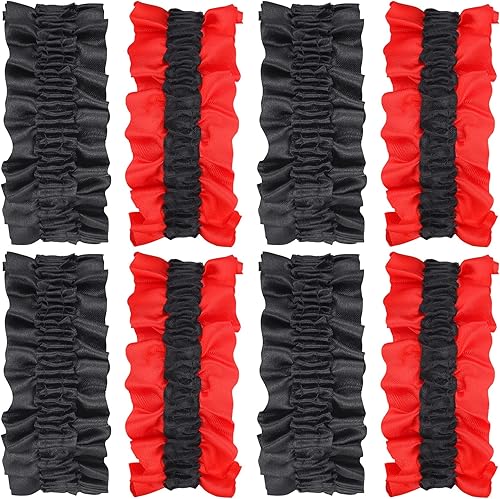 Newcotte 8 unidades de brazaletes de los años 20 liguero para hombres, liguero de brazo rugiente, liguero, disfraz para fiesta de Halloween