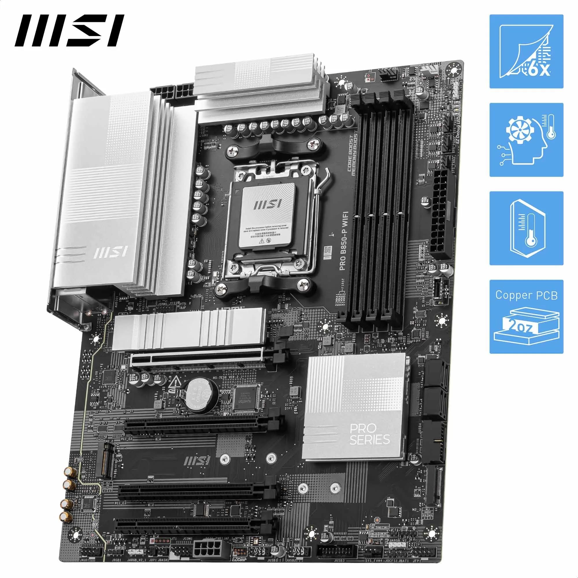 未使用品 MSI PRO B850-P WIFI Amazon.co.jp: MSI PRO B850-P WIFI ATXマザーボード MB6693