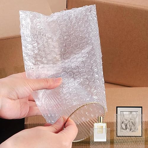 Miniatura 4 de Paquete de 100 bolsas de burbujas de 4 x 6 pulgadas, bolsas de burbujas pequeñas, bolsas de burbujas transparentes, bolsas de espuma gruesas a