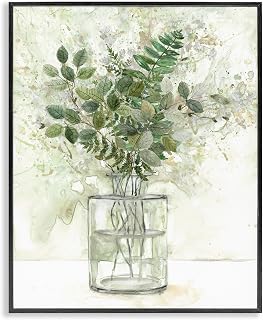 Herb Plant Arrangement Vase, 24 x 30 Inch Framed Giclée Print