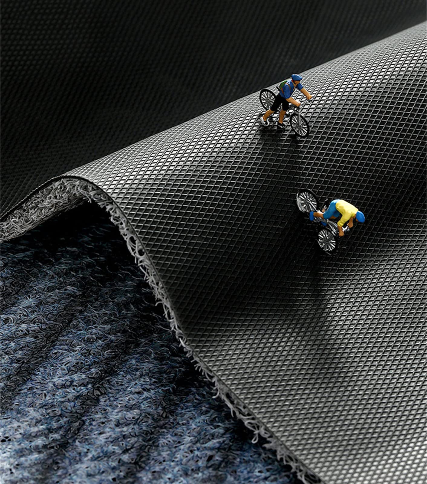 Paillasson en caoutchouc imperméable et résistant avec dos en PVC – Anti-dérapant, barrière anti-saleté – Tapis de bienvenue lavable pour intérieur et extérieur – Tapis de bienvenue pour la maison, le