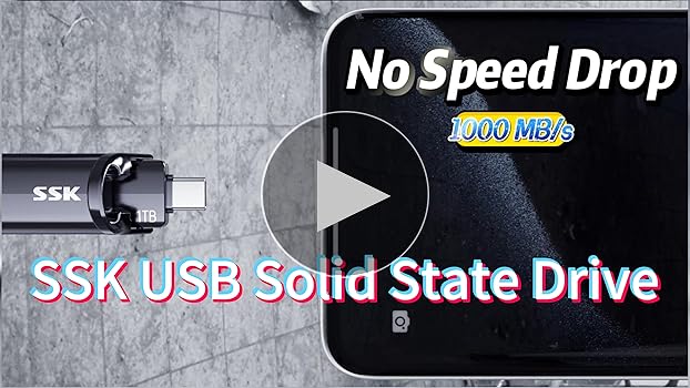 Apple - ssk Amazon.com: SSK 512GB USB Solid State Flash Drive, External