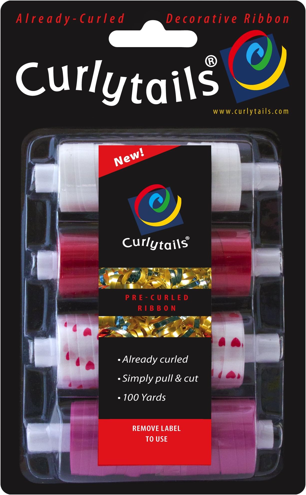 Curlytails Valentine Ribbon Pack
