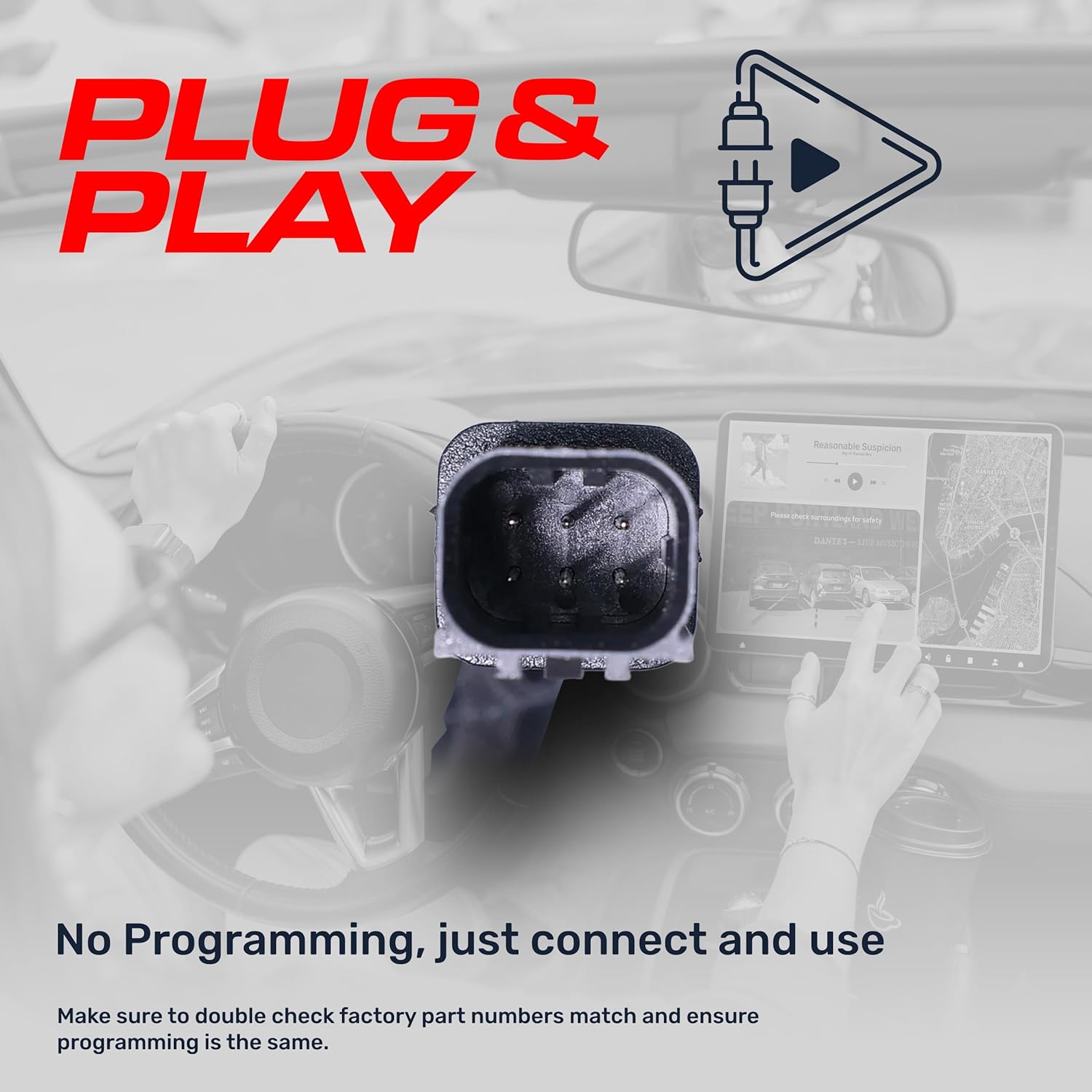 Master Tailgaters Replacement for Toyota Tacoma (2014-2015) Backup Camera OE Part # 86790-04020, 86790-04021