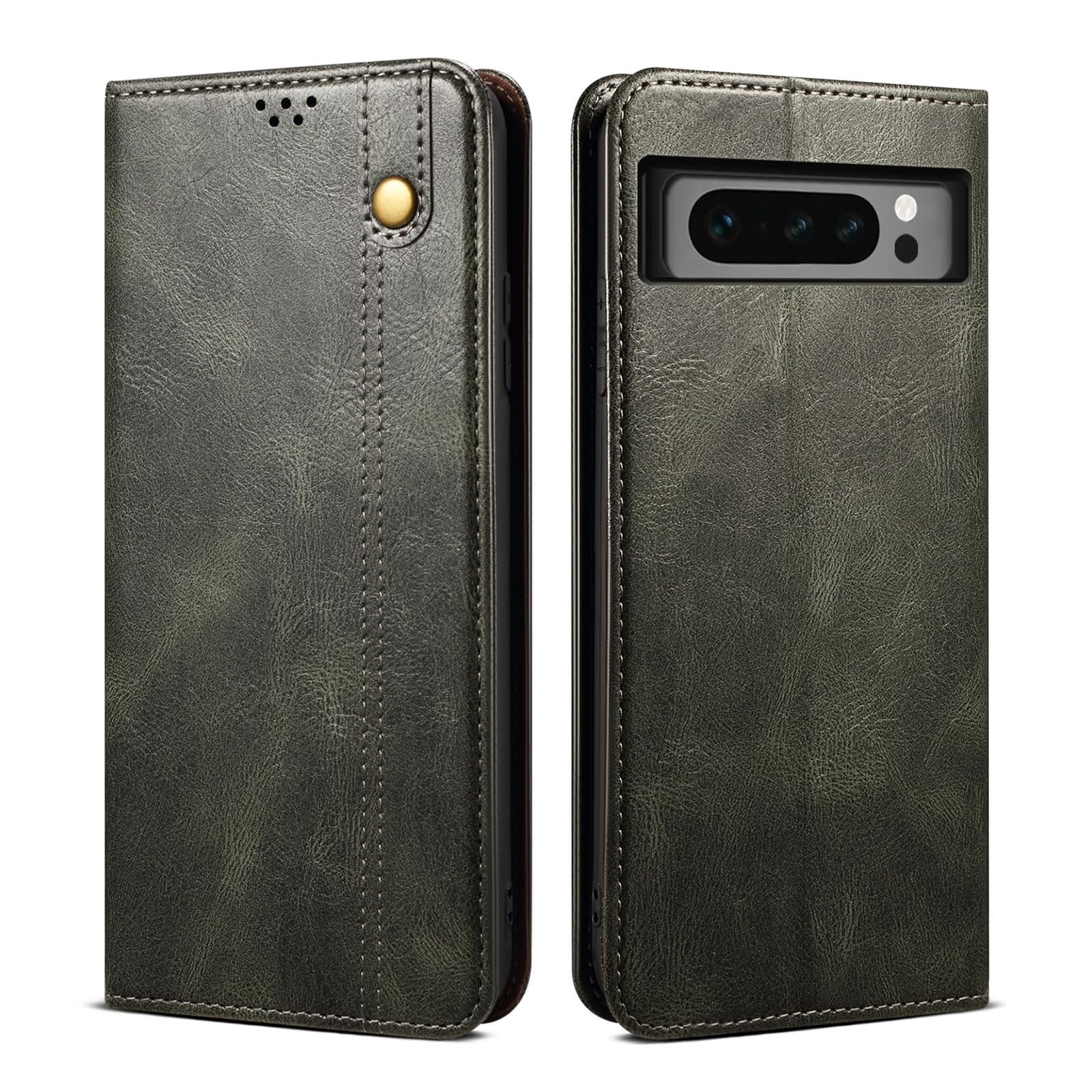 Étui en cuir Pixel 9 Pro protection chic et élégante