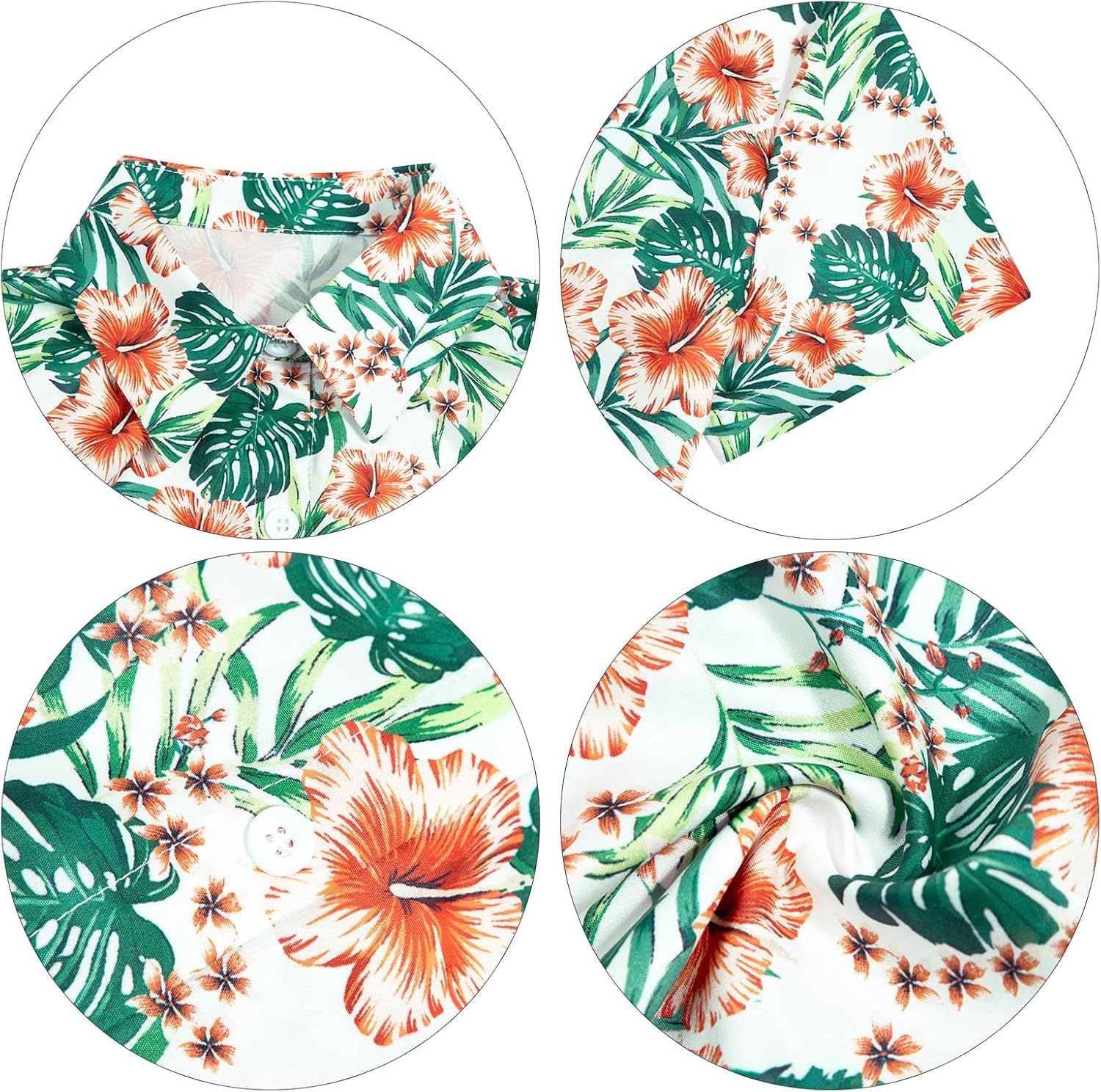 Boys Hawaiian Shirt Short Sleeve Boys Button Down Shirt Beach Casual Summer Print Top T-Shirt for Kids 5-14 Years - Image 7