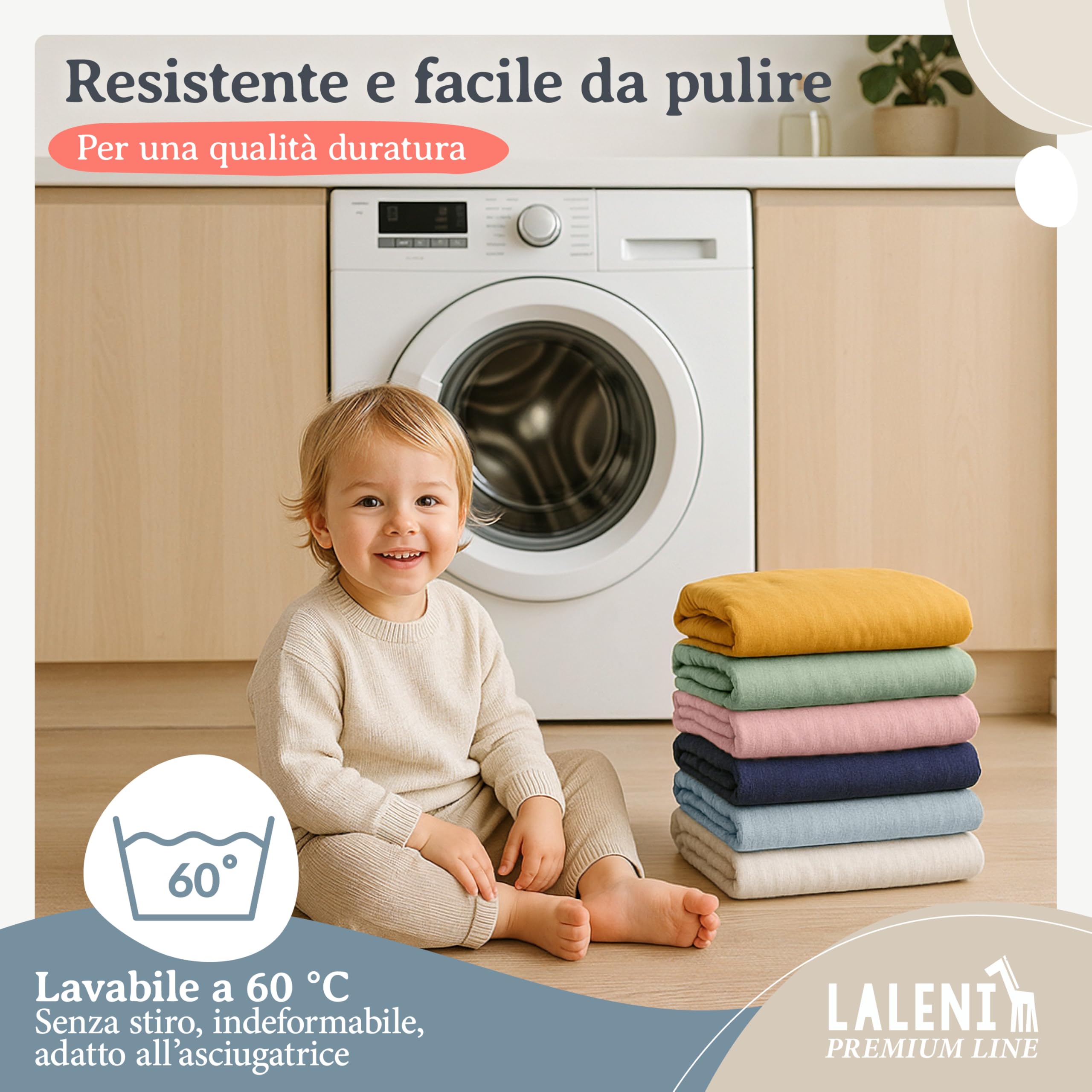 Laleni premium lenzuola culla 50x89 cm con angoli | lenzuola carrozzina neonato certificate OEKO-TEX | lenzuola con angoli 100% cotone | lenzuola lettino neonato | lenzuola per carrozzina | in verde