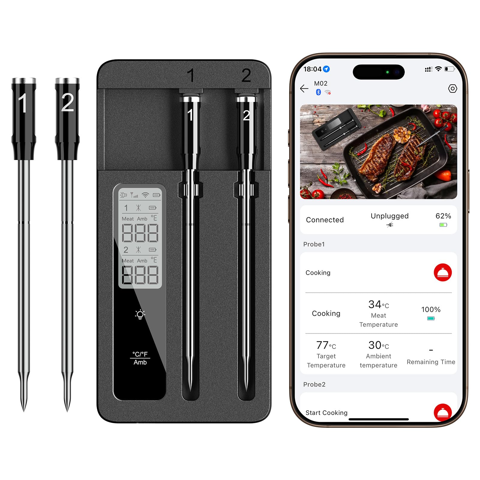 Smart Wireless Meat Thermometer product image 3