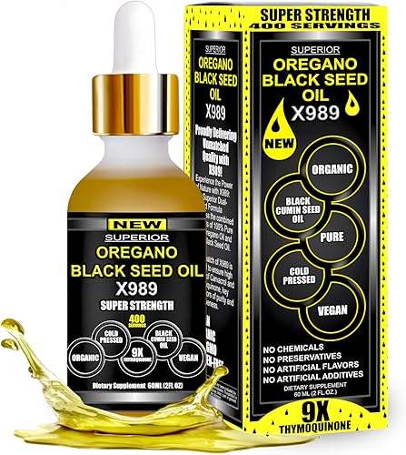 Miniatura 2 de Ácido fúlvico - Trace Minerals Plus Aceite de Orégano con Aceite de Semilla Negra Gotas Líquidas - Más Versátil que Cápsulas y Cápsulas Blandas