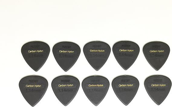 Pickboy Edge, Sharp Tip, Carbon/Nylon, 1.14mm, 10 picks