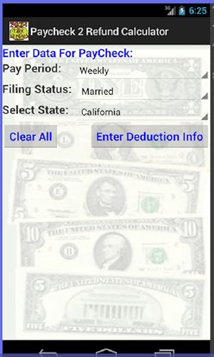 Federal Tax Refund Calculator