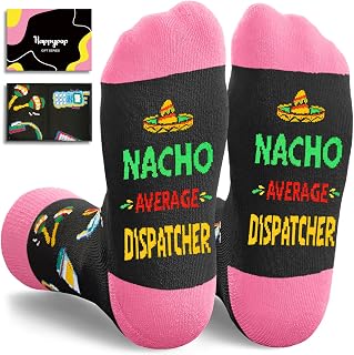 HAPPYPOP Funny Gifts for Women Men - Socks for Cancer Survivor Patient Dispatcher Artist